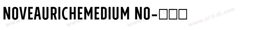 NoveauRicheMedium No字体转换